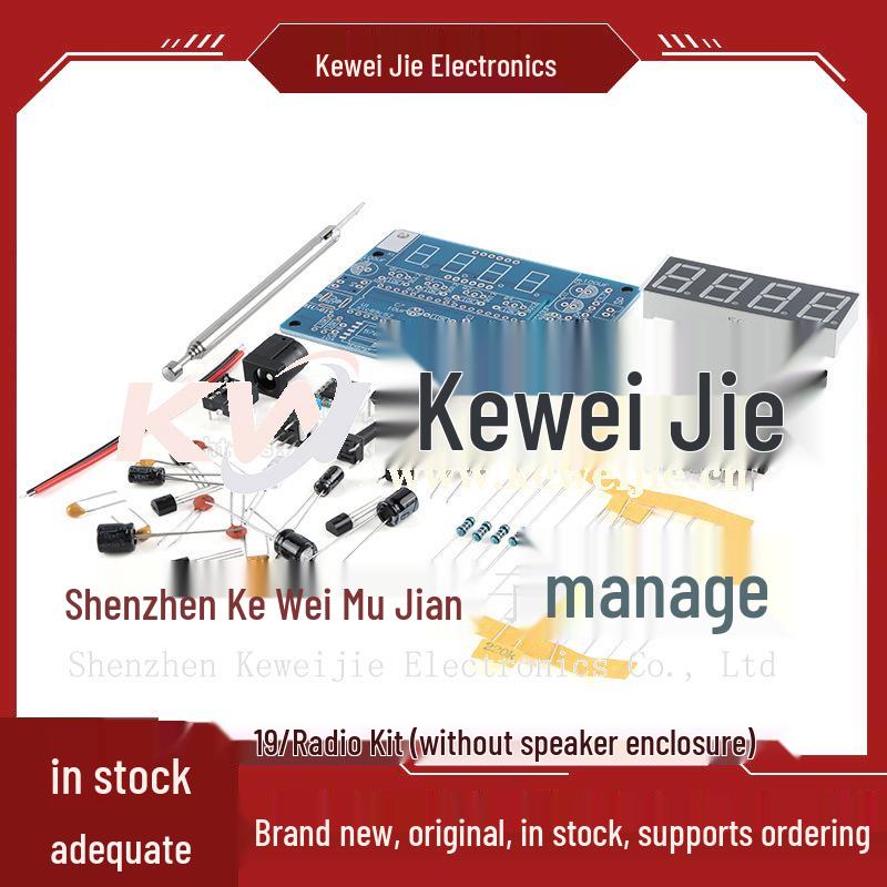

Digital FM Radio Kit TEA5767: DIY Electronic Components with Single-Chip Microcomputer Standard