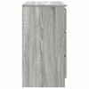 Sideboard with Drawer Grey Sonoma 71 x 35 x 65 cm Engineered Wood