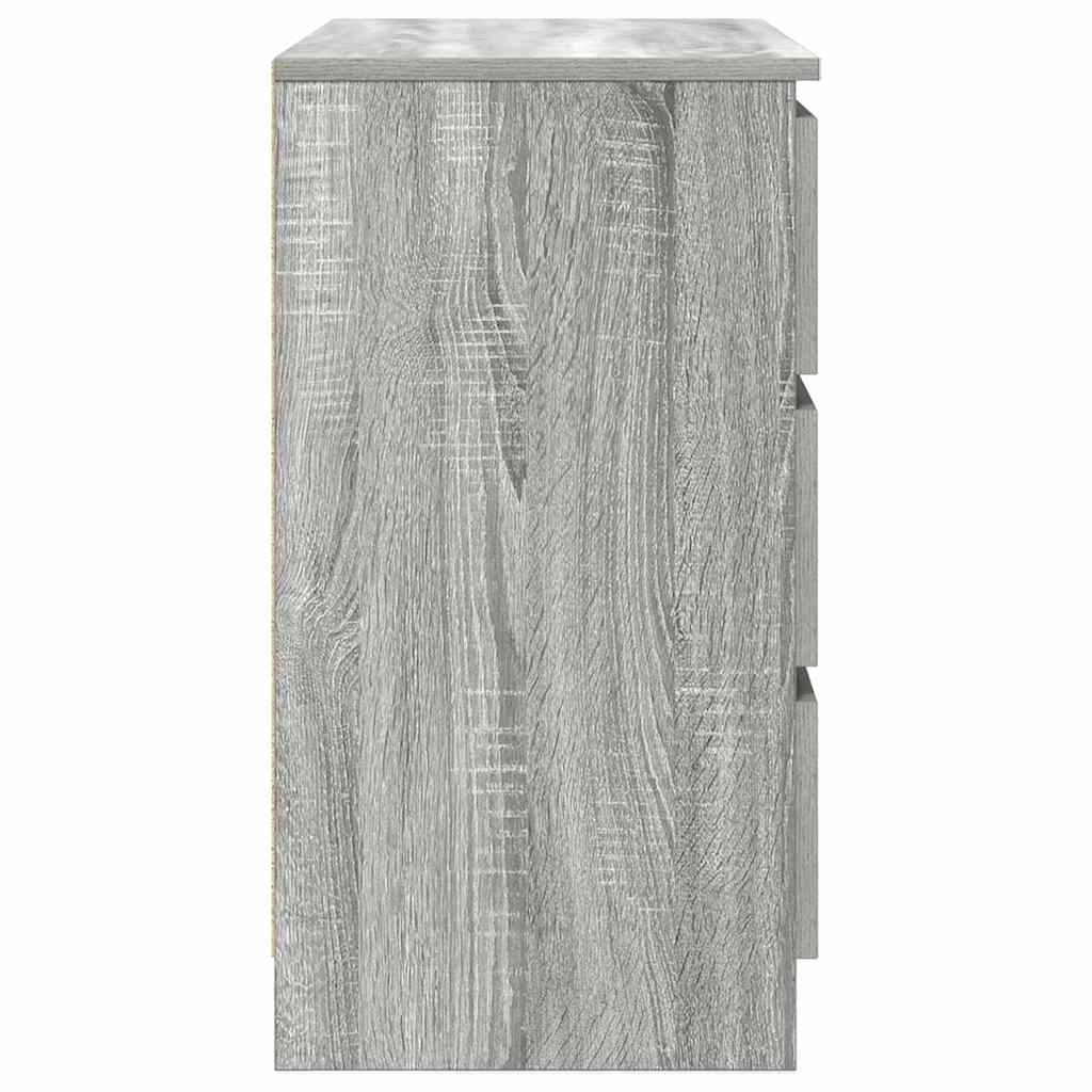 Sideboard with Drawer Grey Sonoma 71 x 35 x 65 cm Engineered Wood