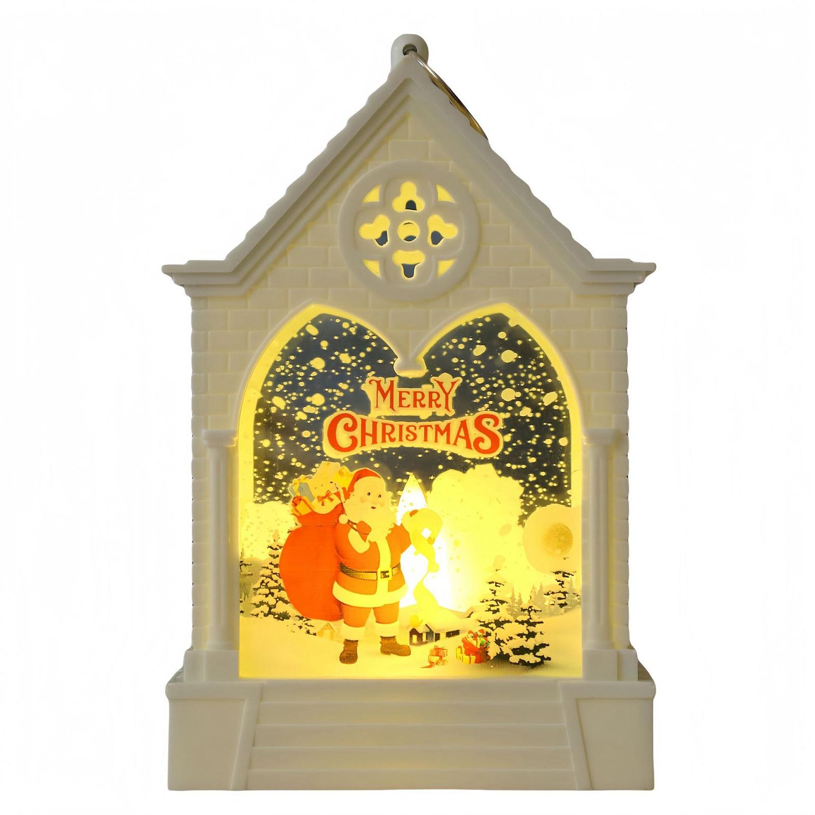 

LED Snow Scene Ball (Christmas Tree Decor) One Size