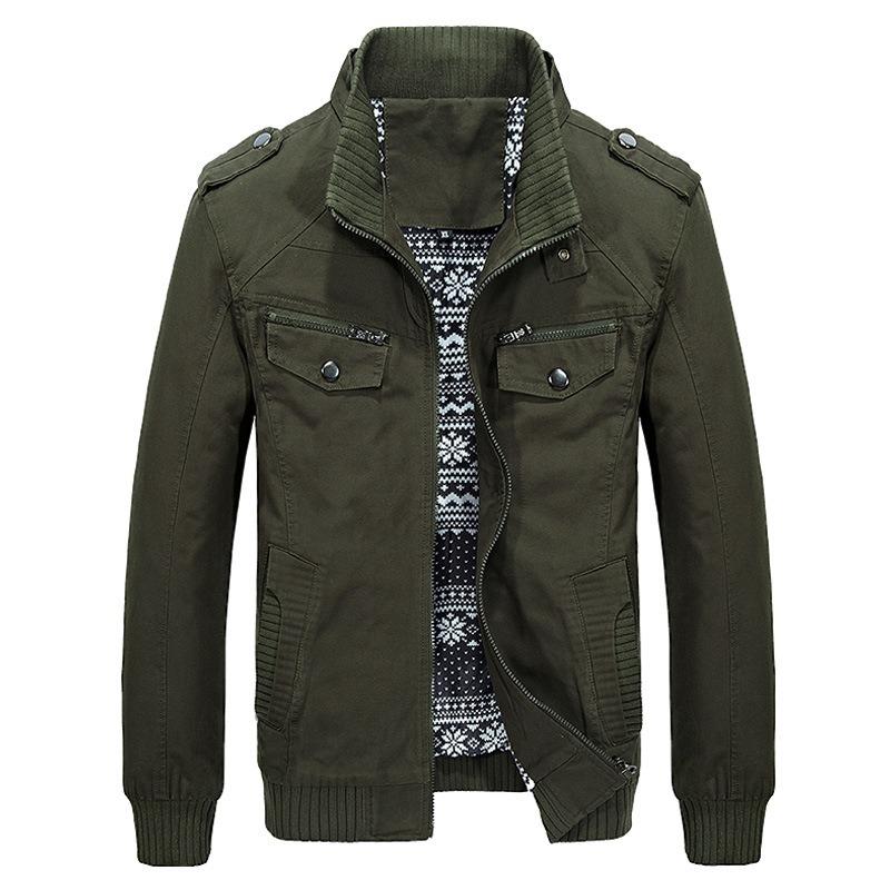 New Autumn and Winter Men's Jackets, Military Workwear Casual Jackets, Large Size Men's Cotton Jackets