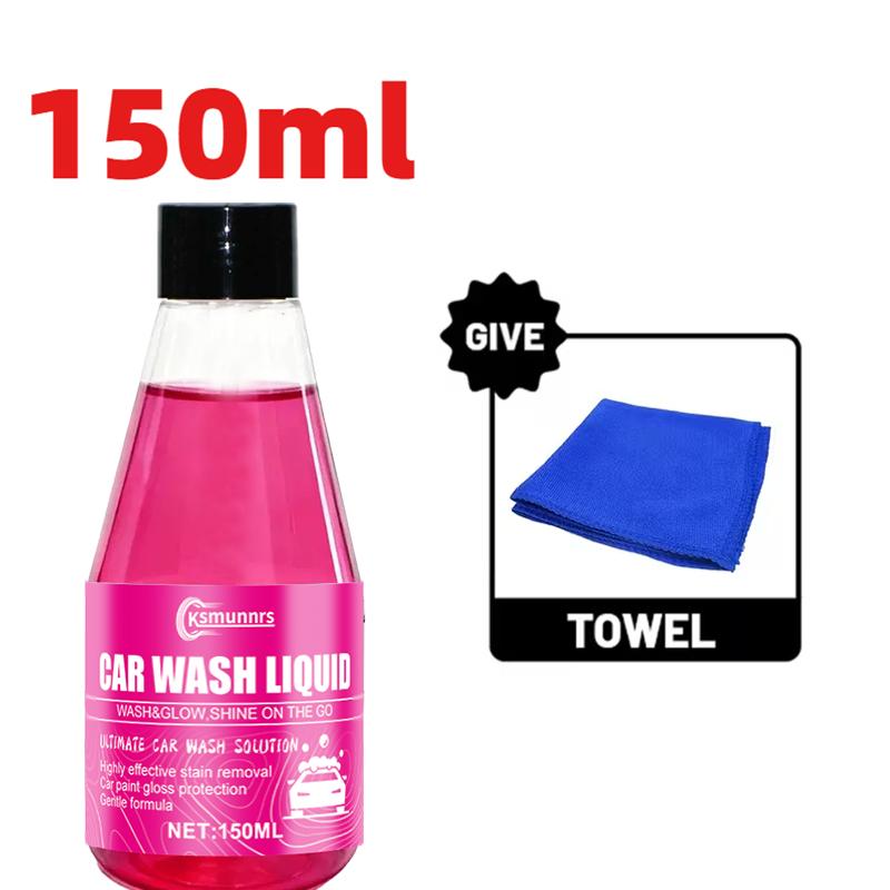 

150ml Pink High Foam Car Wash Liquid, Neutral pH Formula, Paint Protection & Mirror Shine, Suitable for Cars, Trucks, SUVs, Moto