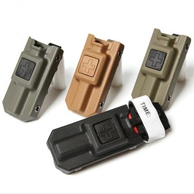 Outdoor Tactical Tourniquet Aufbewahrungsbox Medizinische Schnellzughülse Militärische EDC-Tasche Erste-Hilfe-Kits Nylon Rotary Rescue Bandage