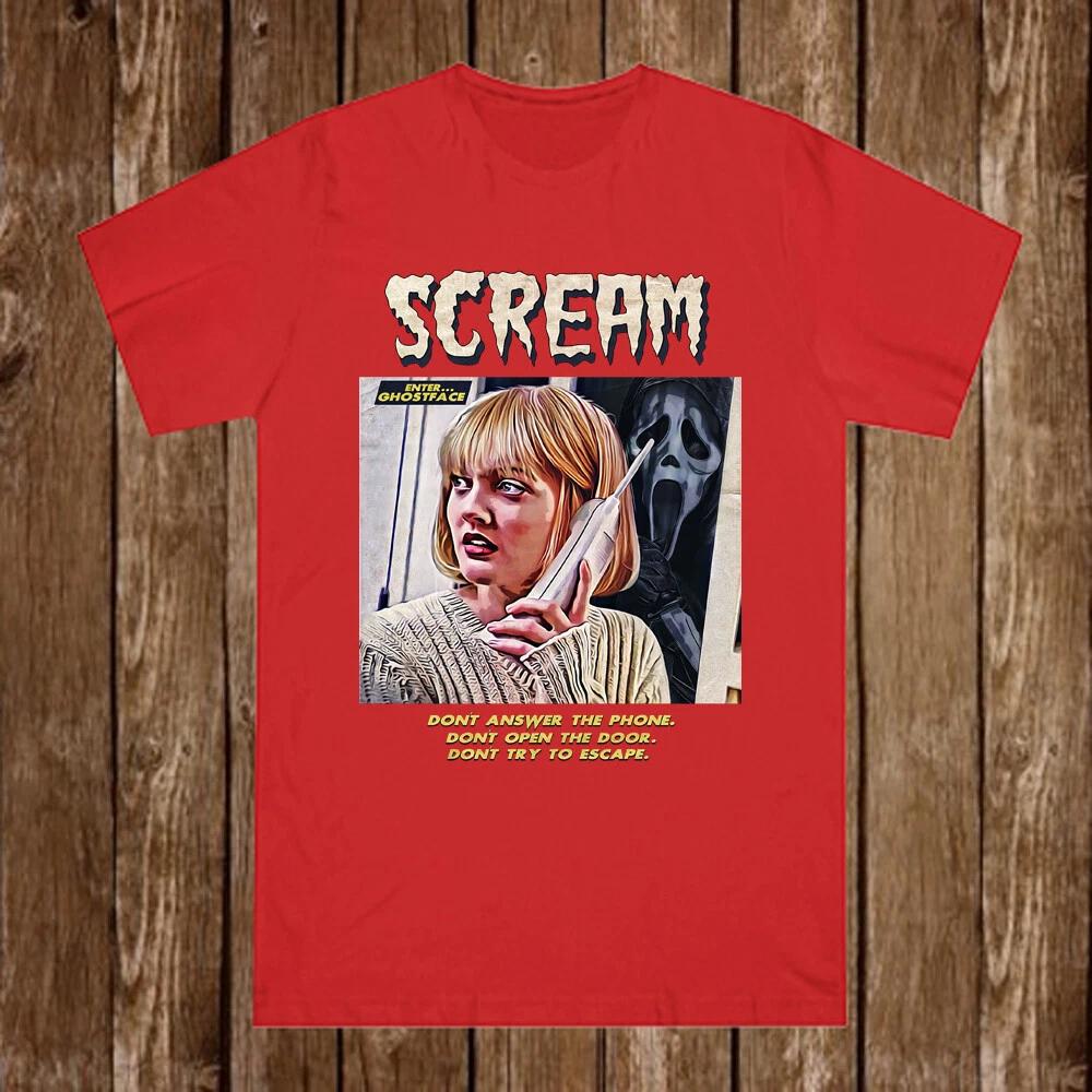 Scream Thriller Movie Men s Red Size S-5XL XS