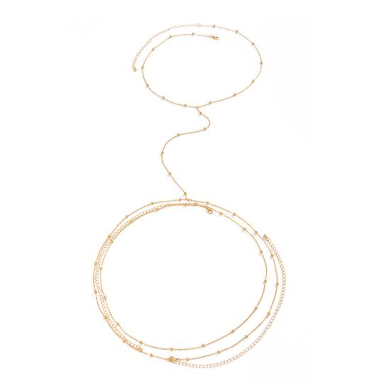 Women Body Chain, Slim Waist And Chest Chain, Adjustable Beach Bikini Jewelry, Sexy Festival Layered Body