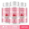 Airboy Organic Hibiscus Capsules, containing minerals, antioxidants, and supporting immune health, suitable for adults.