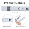 4-12 Foot Self Adhesive Tape Measure Imperial Left to Right Read T Track Workbench Miter Saw Heavy Duty