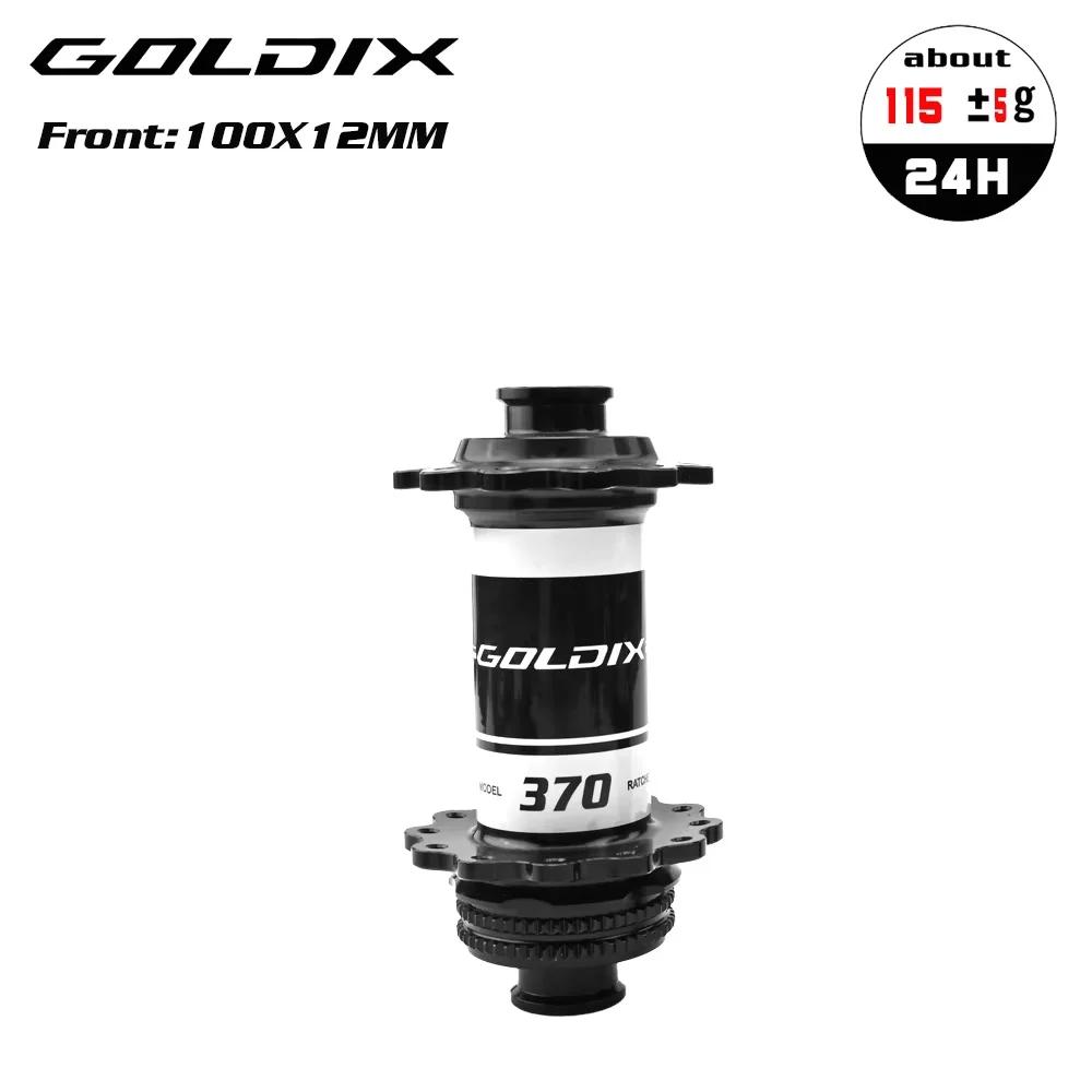Goldix 370 24-Hole Road Hub Bicycle Hub Ratchets Ratchet 36T 24 Holes Thunder Masses Bike 12X142 Rear Front Noisy K7 Cube
