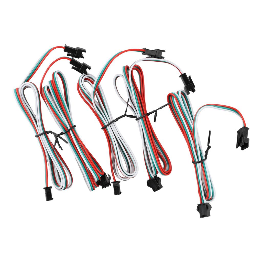 Connection Extension Cable Home WS2812B For LED Strips For WS2811 Male Female Models Wire 1Meter 3 Pin 3.3ft 5Pcs