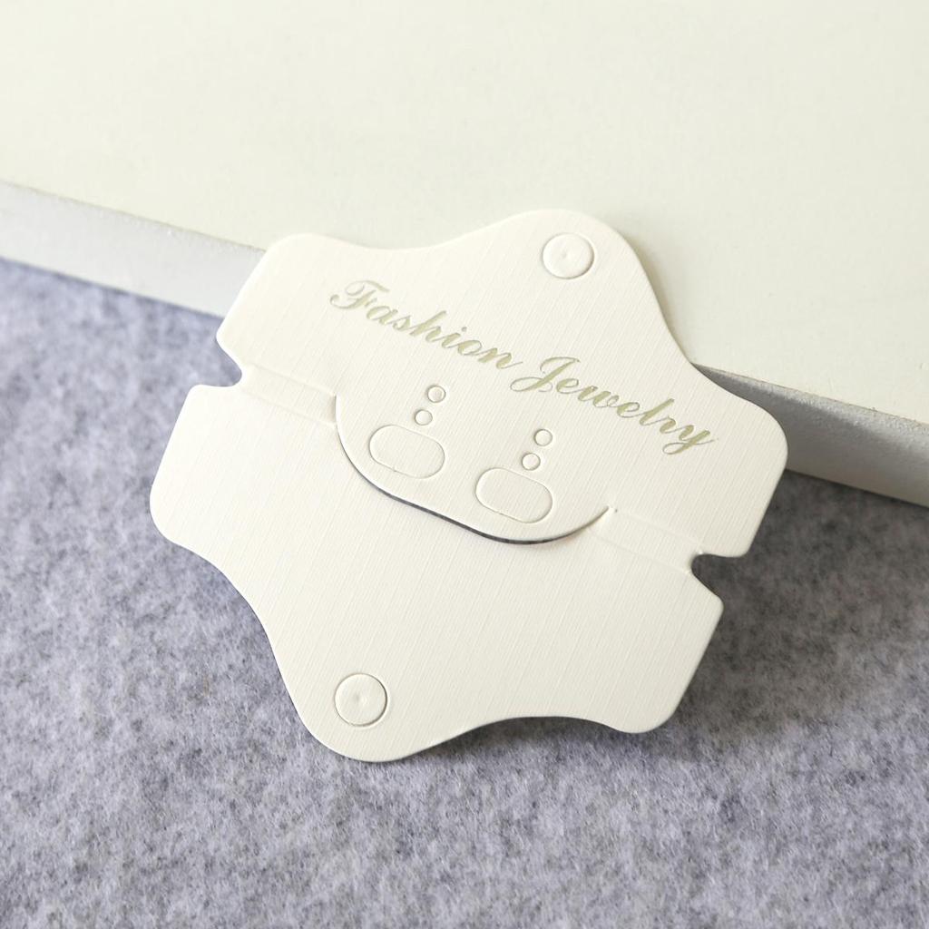 100 buc/sac hârtie kraft bandă de păr ambalare card etichete PVC bijuterii carduri de afișare cercei brățară colier carduri agățate