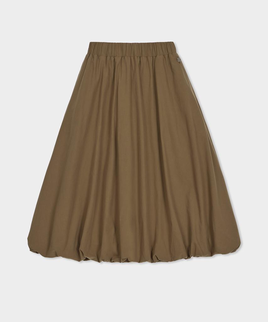 Belloel Balloon Long Skirt Brown
