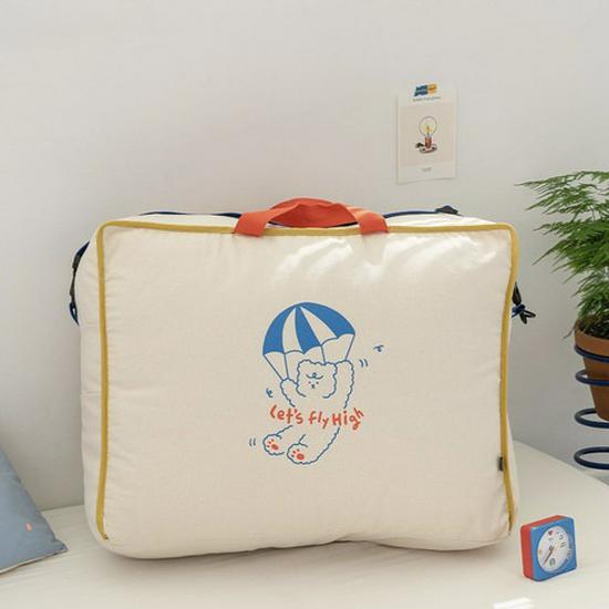 

Корейский стиль мультяшный большая вместимость сумка для хранения детской одежды и одеял 60x45x20 cm