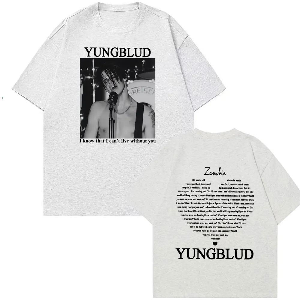 

Yungblud Zombie Rock Band Graphic TShirt Unisexs Hip Hop Retro Music Fan Apparel Tshirts Unisex Casual ONeck High Quality T Shirt 4XL