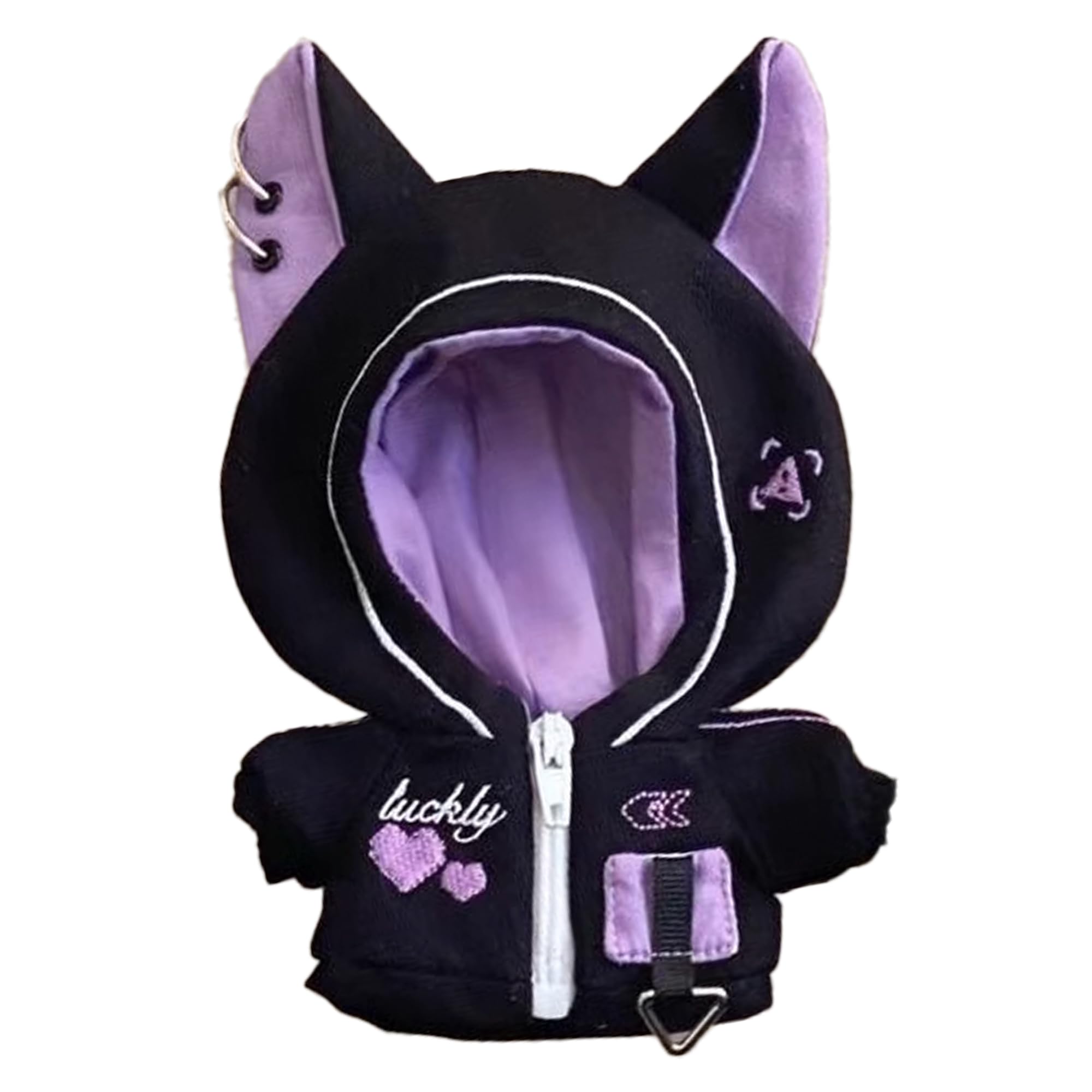 

Cat Ear Cyberpunk Jersey 10cm Plush Purple (for Toy) [Used] фиолетовый