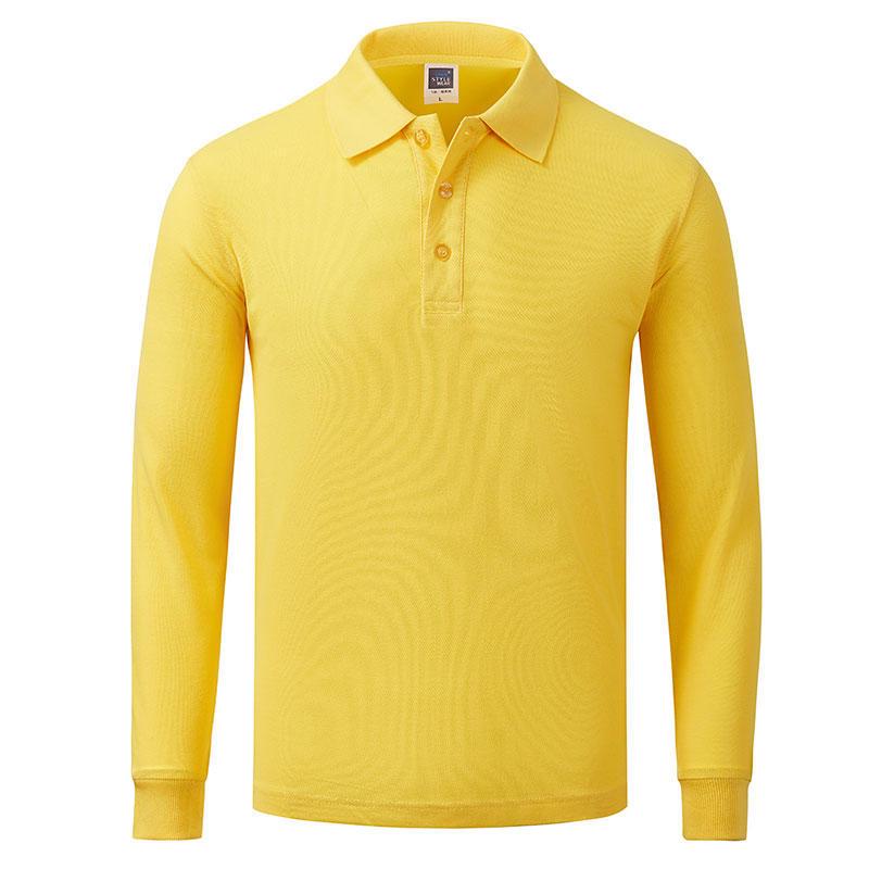 Custom Embroidered Long Sleeve Polo Shirt with Logo