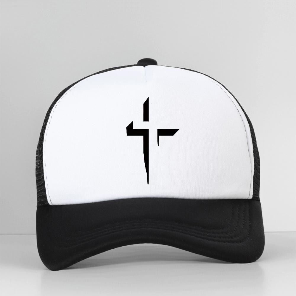Summer Unisex Outdoor Sports Cross Creative Print Baseball Cap Fashion Unisex Mesh Breathable Snapback Hat Bones