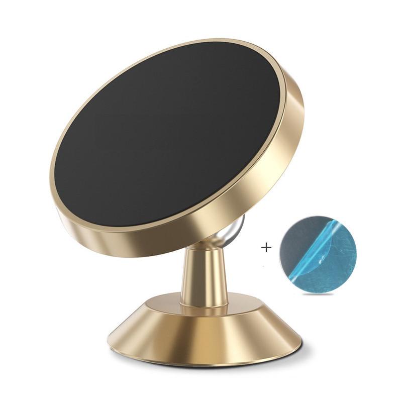 AlexVyan Golden Magnetic Car Mount Metal Plates for Mobile Phone Holders  windshield Car Holder Makeup Brush Holder Remote Holder Key chain Holder  and