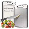 Cutting Board Double Sided Titanium Cutting Boards for Kitchen Double Sided Food Grade Pure Titanium Wheat Straw PP Easy to Clea