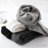 Winter Cotton Leggings for Children Breathable Pure Color Comfortable Pantyhose Warm Long Socks