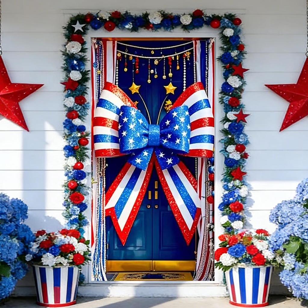 2D Independence Day Decoration Door Banner Party Supplies Decoration Banner