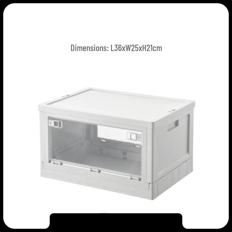 Black Outdoor Camping & Storage Folding Box - Industrial Style for Car Trunk