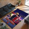 Alfombra de Terciopelo de Cristal Personalizada con Nombre y Texto, Alfombra de Área Antideslizante Miraculous Ladybug Para Decoración del Hogar
