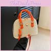 Elegant Woven Shell Bag Unique Retro Crossbody Handbag Ideal For Everyday Use