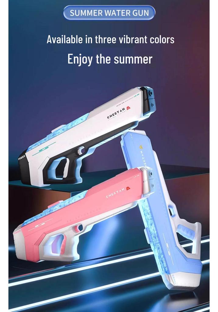 Large Capacity Automatic Electric Water Gun for Outdoor Water Festivals and Splashing Fun