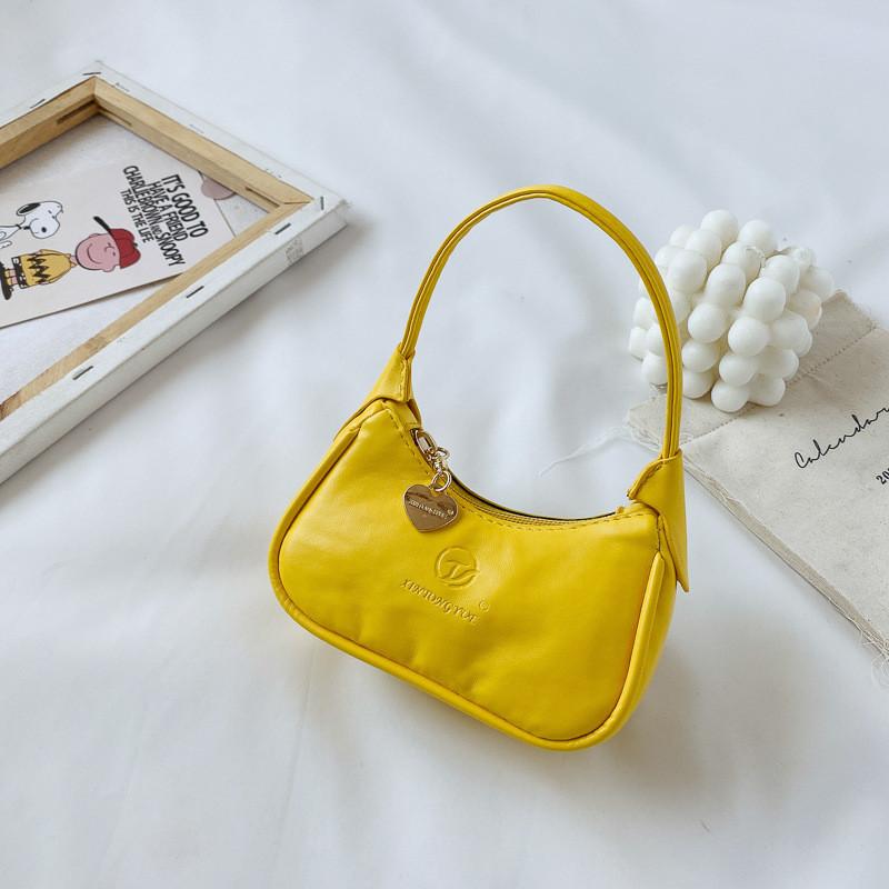 Stylish And Versatile Children's Mini Handheld Shoulder Bag In Trendy Colors For Daily Use