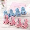 4Pcs Non-slip Pet Sandals Mesh Cooling Dog Boots Portable Dog Shoes  Summer