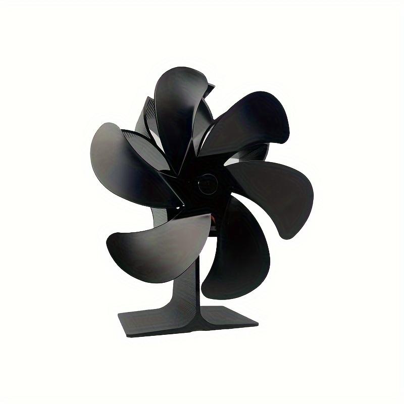 High Quality for Lotus Fireplace Fan with High I Base,6 Large Blades, Heat Start, No Plug Needed, Energy Saving