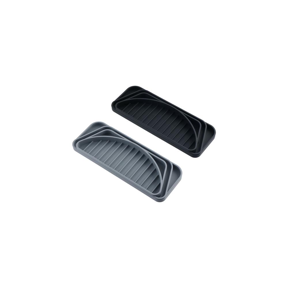 Silicone Refrigerator Drip Catcher Tray Anti-slip Fridge Spills Water Pad  Refrigerator
