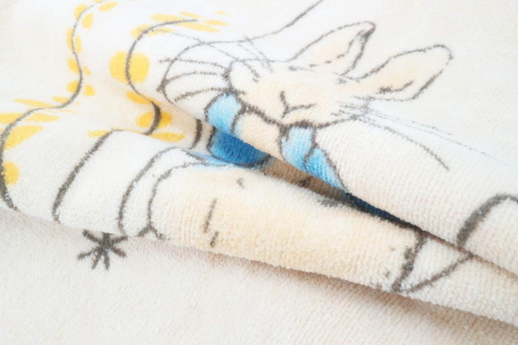 Marushin Peter Rabbit Face 34 X Sleeping 5605008500 Towel, 80cm, Peter, 100% Cotton, Embroidered,
