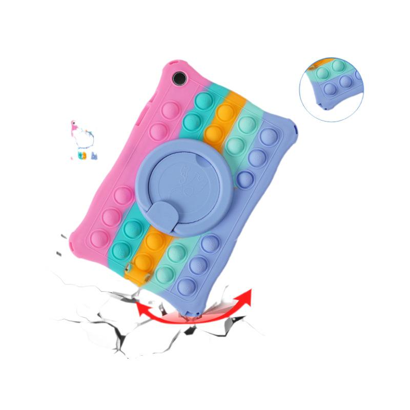 Compatible Rotating Silicone Case for 2023 Samsung A9 Tablet A9+, X110, X210 - Handheld Mouse Killer Model