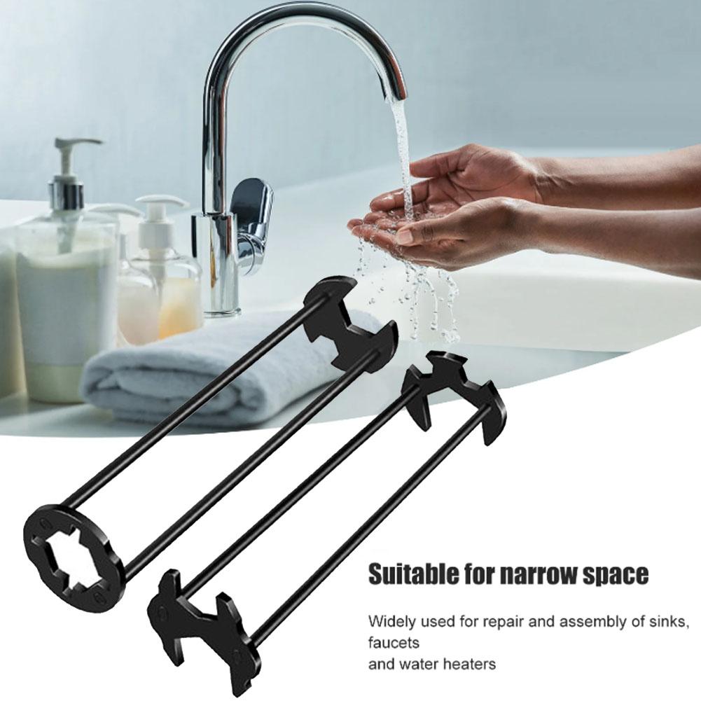 Multi Functional Sink Wrench For Sinks Pipelines Installation Maintenance Sink Faucet Wrench For Tight Spaces Hardware Tool