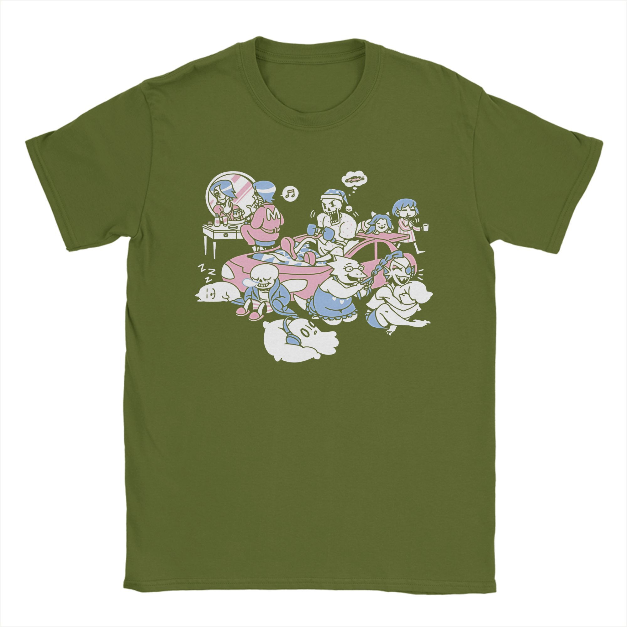 

Game Undertale Pure Cotton T Shirt For Men Summer Streetwear T-Shirts O Neck Hip Hop Tee Shirt Oversized Design Tops 4XL