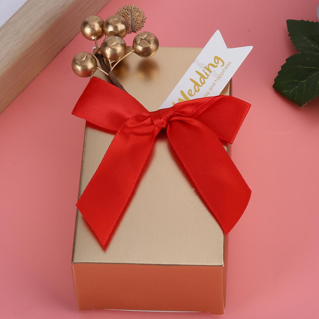 50pcs Wedding Favors Candies Souvenirs Gift Paper Gift Box for Wedding with Bowknot