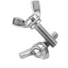 5pcs Bag 304 Stainless Steel Wing Butterfly Screws Bolts Machine Repair Accessory(M5 * 20mm)