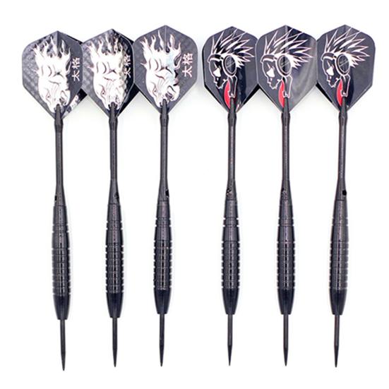 

6Pcs Shooting Dart Exquisite Various Pattern Black Sporting Goods Thunder Darts for Sporting
