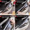 2pcs Automotive LED Decorative Light Strip Start Scan Atmosphere Light Car Grille Mesh Flow Light with Dual Color Environment Light