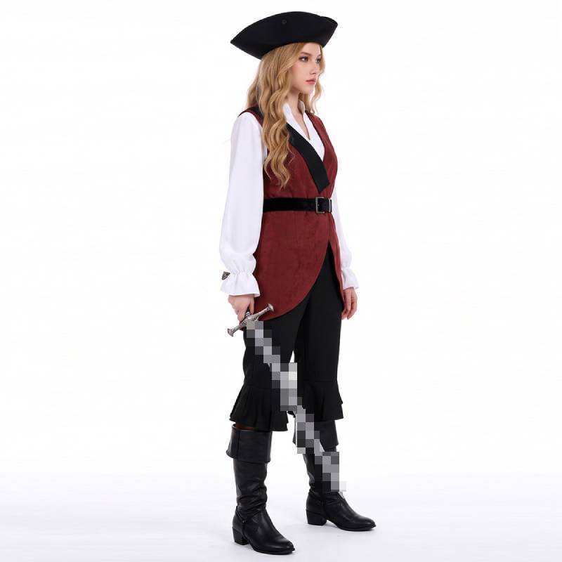 Pirates Of The Caribbean Elizabeth Cosplay Costume For Halloween And Role Play