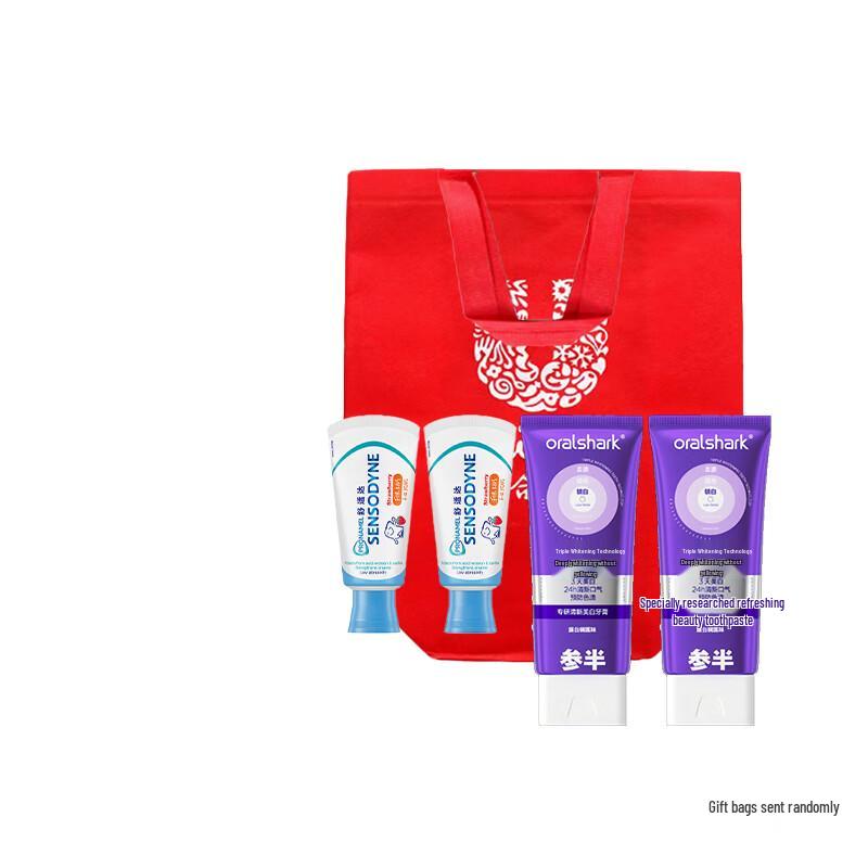 Can Ban & Sensodyne Toothpaste Combo Set (Fresh Whitening + Kids Strawberry)