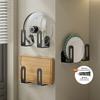 2/4/6/8Pcs Pot Lid Rack Pot Cover Cutting Board Holder Sponge Storage Shelf Kitchen Bathroom Wall Mounted Organizer Rack