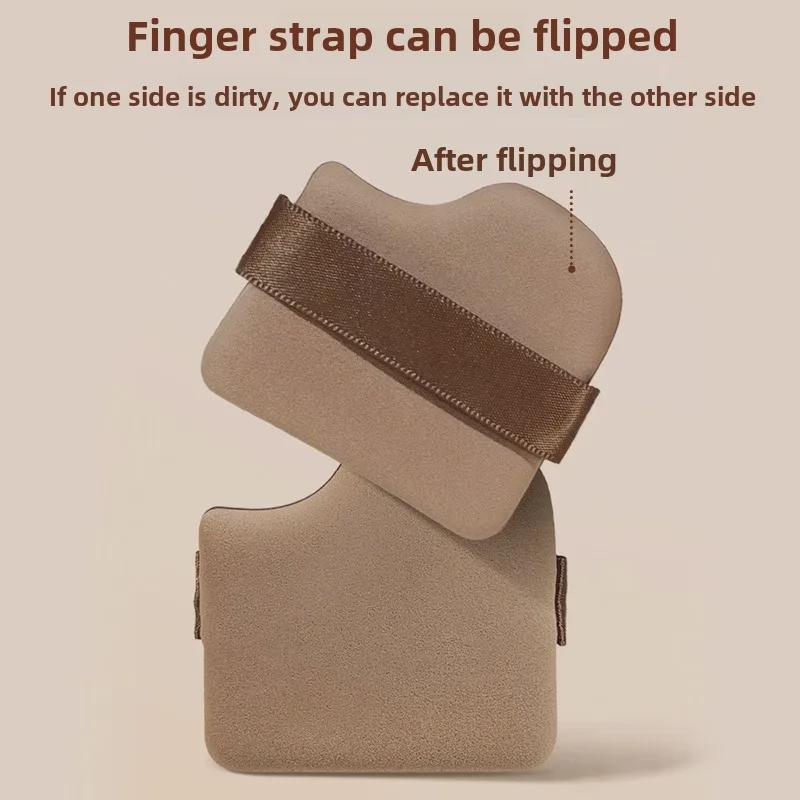 Guo Xiaoniu stílusú kettős felhasználású csokoládés keksz puff: Szuperpuha, bolyhos bőrből készült, nedves/száraz, nem nedvszívó alapozó eszköz.