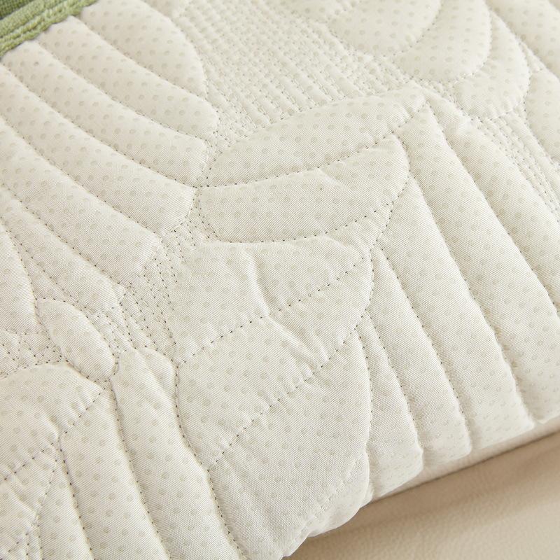 Autumn and Winter Milk Fiber Quilted Leaves Pet Sofa Cover Modern Single One-Piece Sofa Slipcover