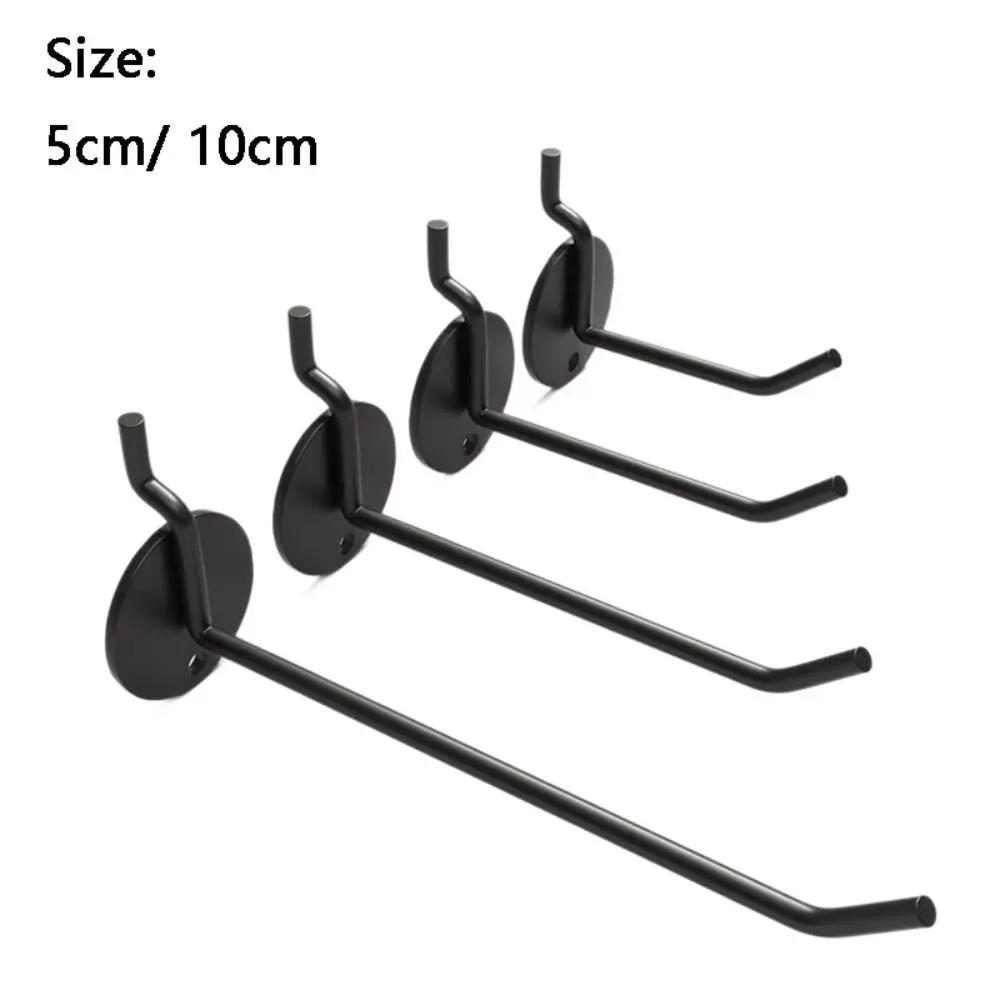 4PCS Special Hooks Perforated Board Hooks Tool Accessories Single Line Design Shelves Hooks Display Racks Hooks Shelves Display