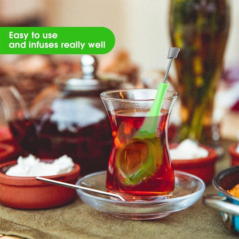 1ks Čajové sítko na sypaný čaj Stojan do šálků nebo hrnků Síťka Nerezová ocel pro louhování Filtrační sítko pro louhování