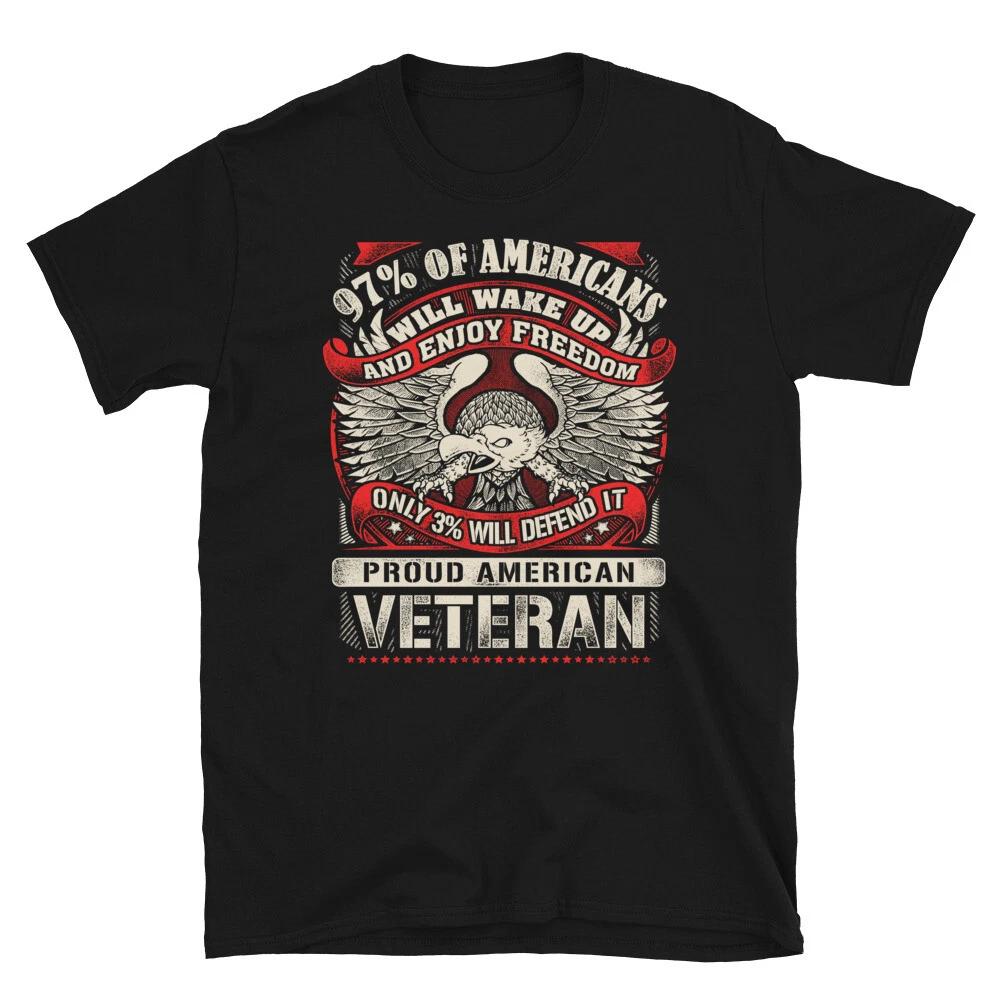 Veteran 97% Of American 2nd Amendment Freedom T-Shirt 3XL