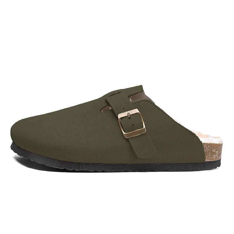 Factory Special Boken Head Cotton Slippers Men's and Women's Indoor Velvet Warm Drag Men's Foreign Trade Household Cotton Slippers