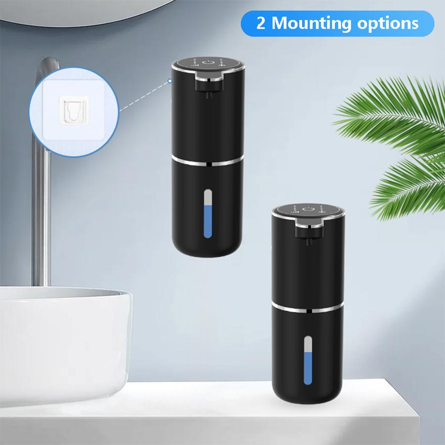 380ML Touchless IPX5 Waterproof Wall-Mounted ABS Material New Electric Automatic Smart Sense Soap Dispenser for Bathroom Kitchen